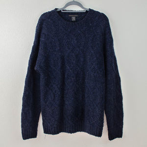 Geoffrey Beene | Dark Blue Mens Sweater XL